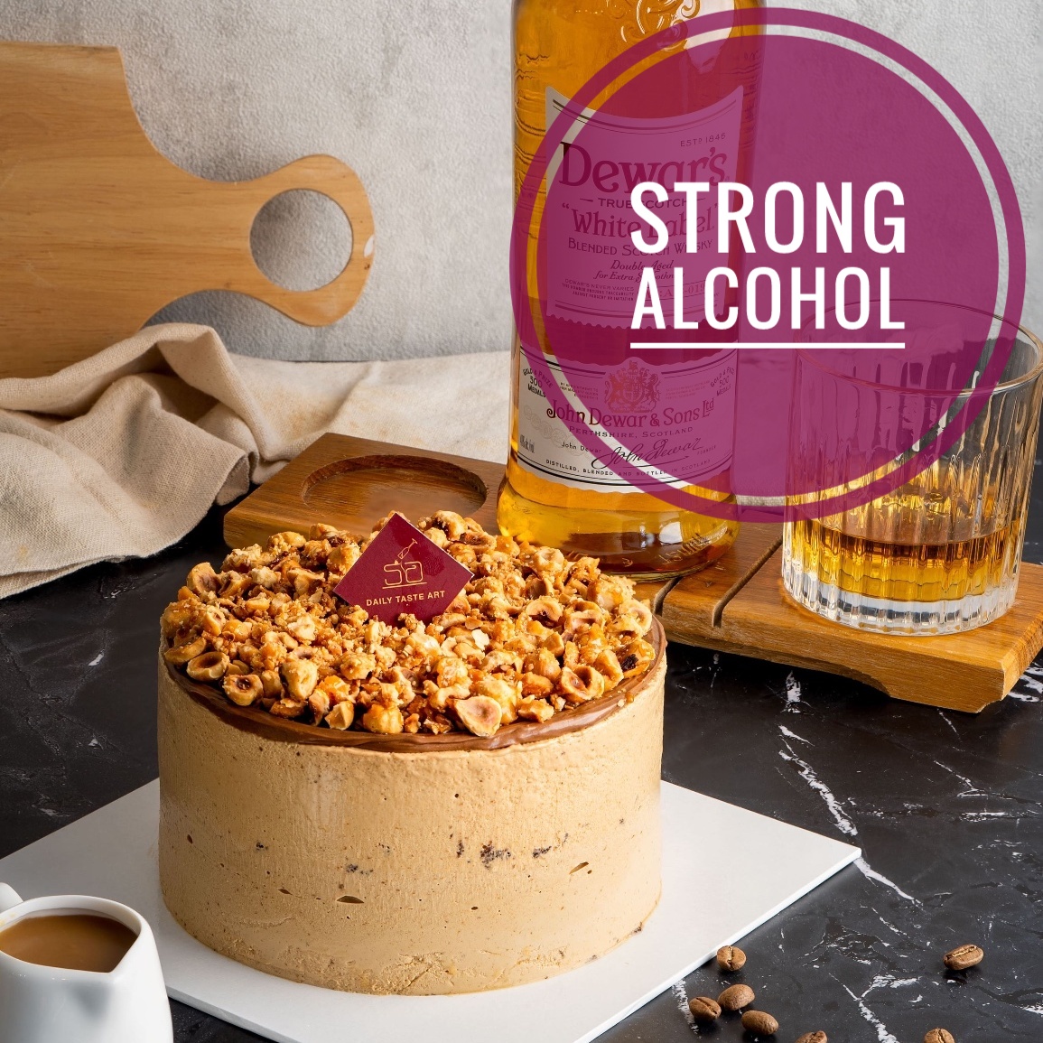 Daily Taste Art | Dewar's Whiskey Coffee Caramel